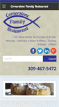 Mobile Screenshot of cornerstone-family-restaurant.com